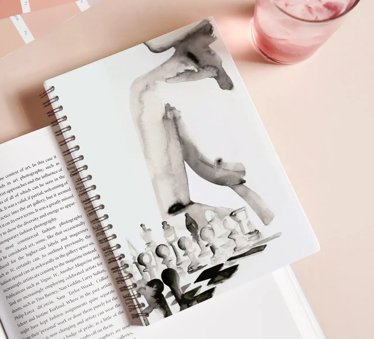 Move Like The Queen spiral notebook by Victoria Verbaan