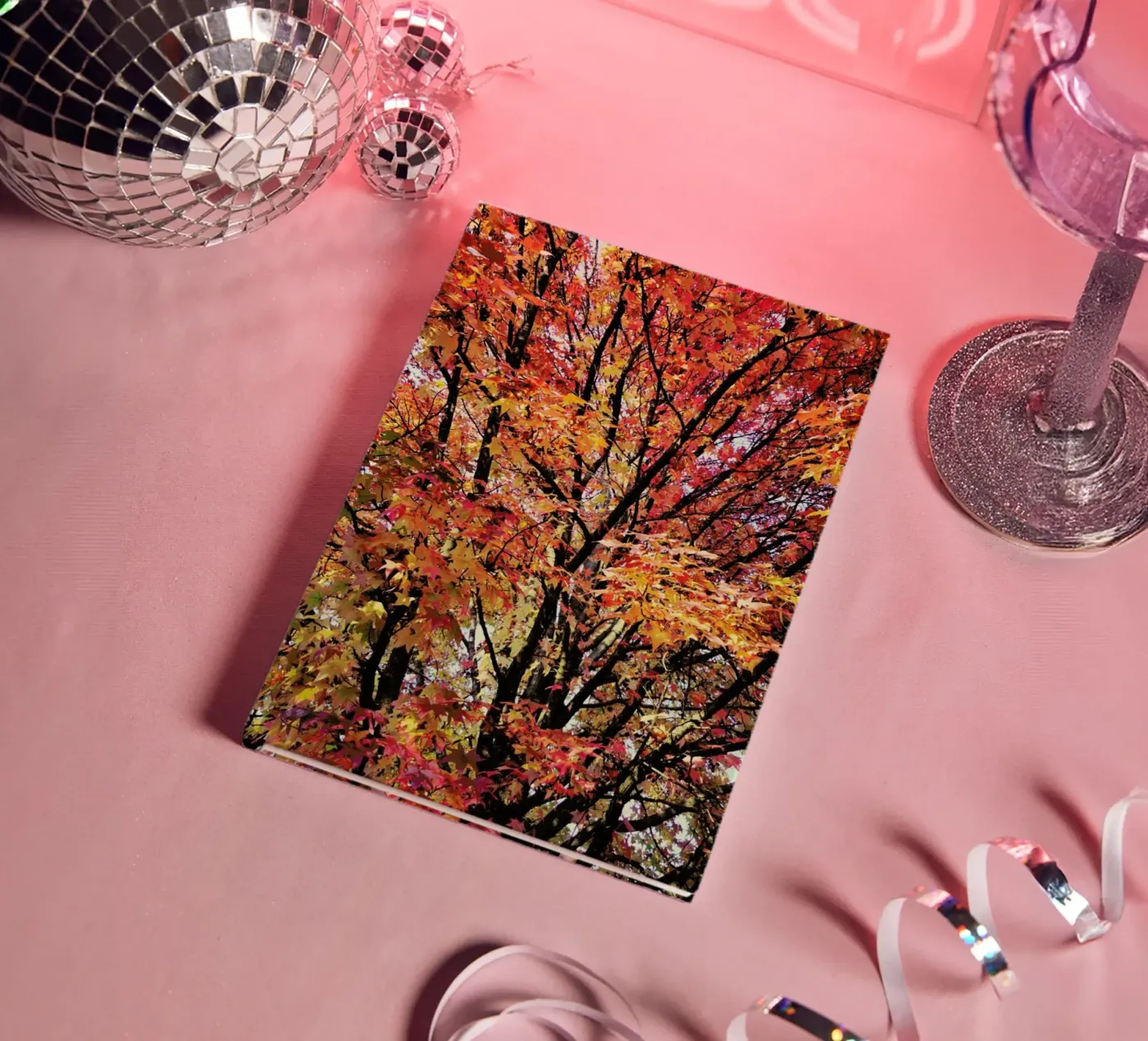 Flaming notebook by Angelo Cerantola