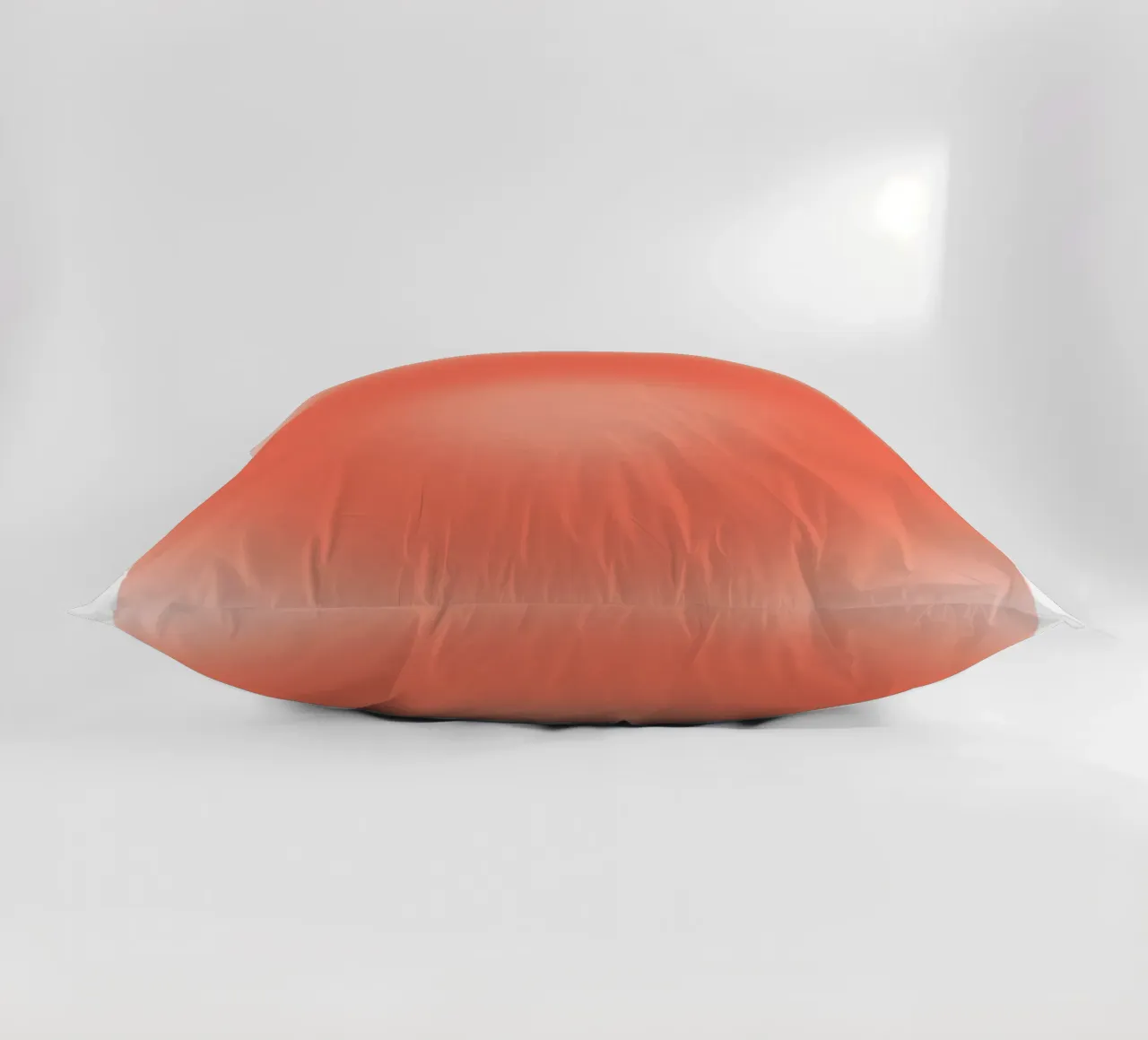 "Divine Energy" Aura Collection Coral Red Gradient Art decorative cushion by homdeco