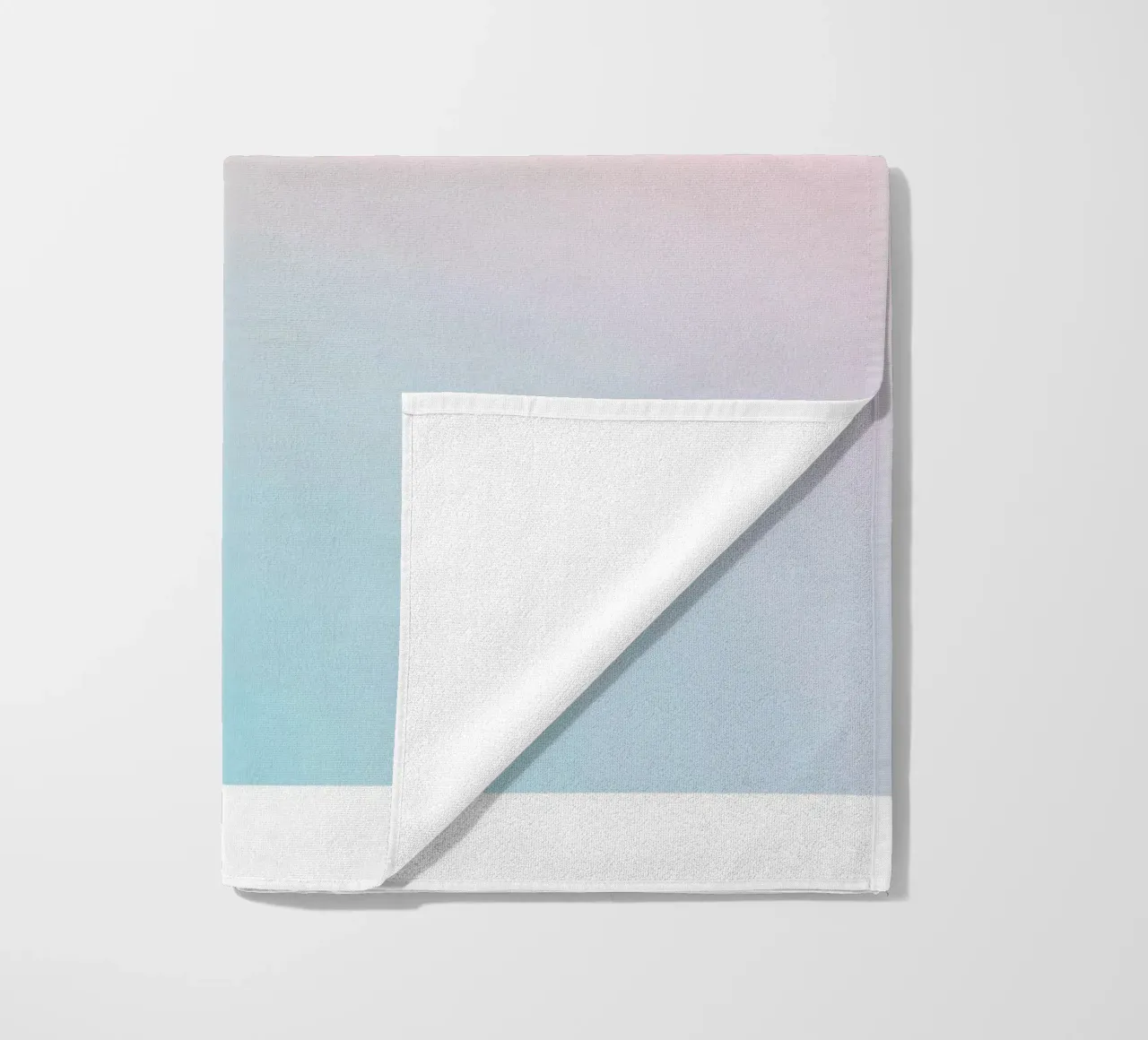 Soft Pastel Sunset Gradient Abstract Wall Art Print beach towel by homdeco