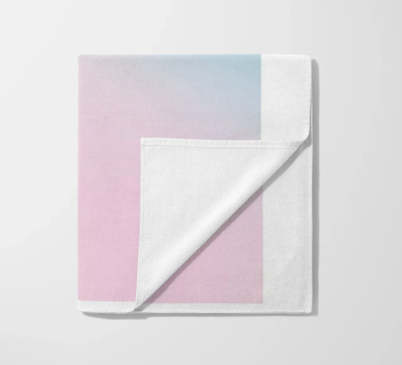Pastel Sunset Sky Gradient Abstract Wall Art Print beach towel by homdeco