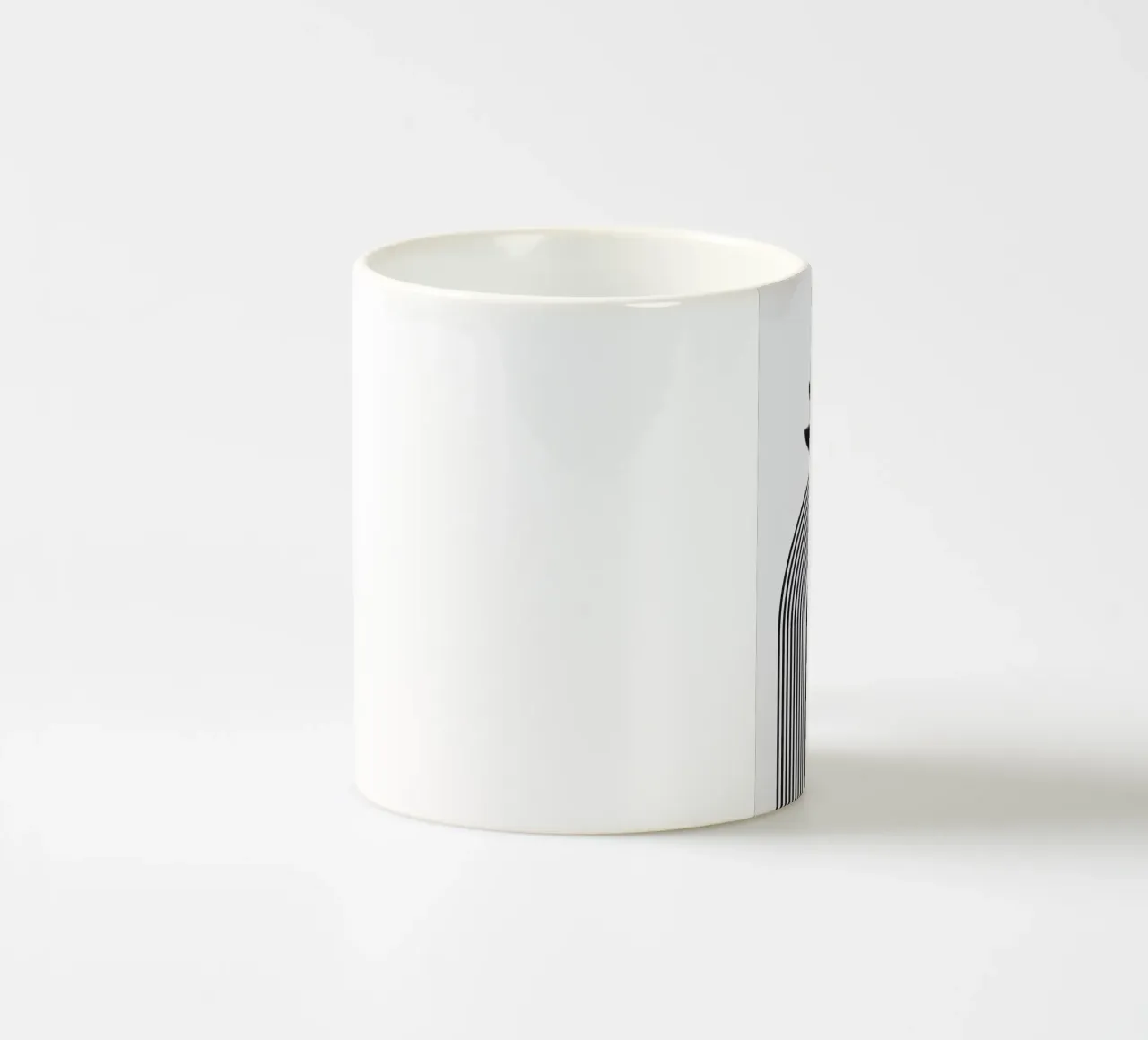 archi cerchi concentrici tazza in ceramica da Ron Bale