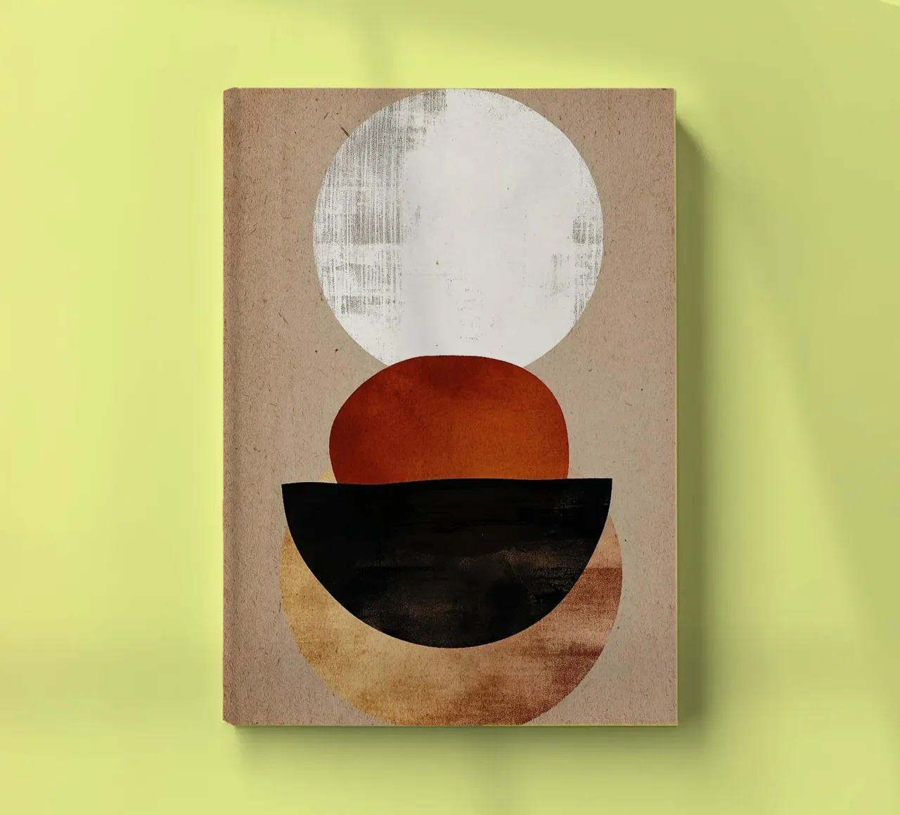 geometrische vormen cirkels notitieboek van Ron Bale