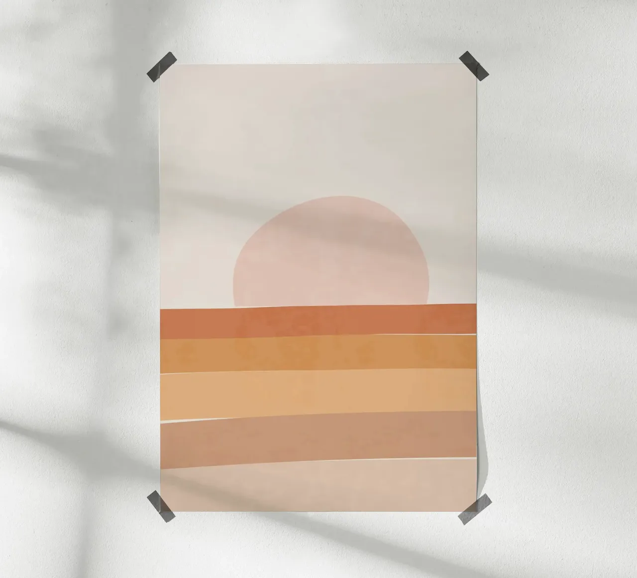 tramonto sole orizzonte poster da Ron Bale