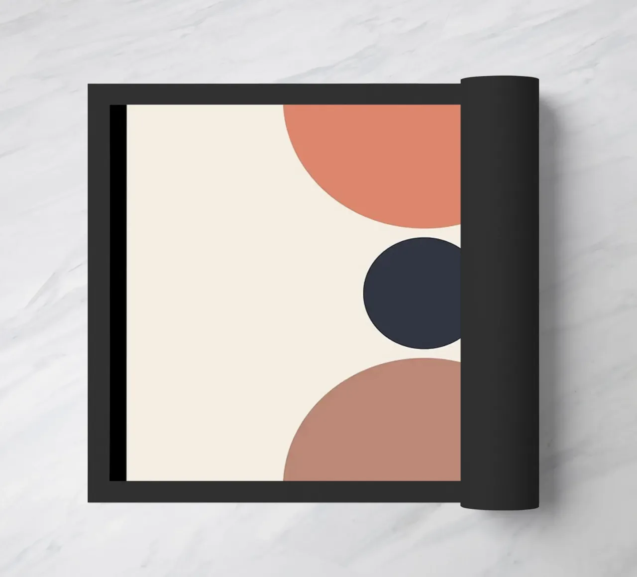 forme geometriche semicerchi zerbino da Ron Bale