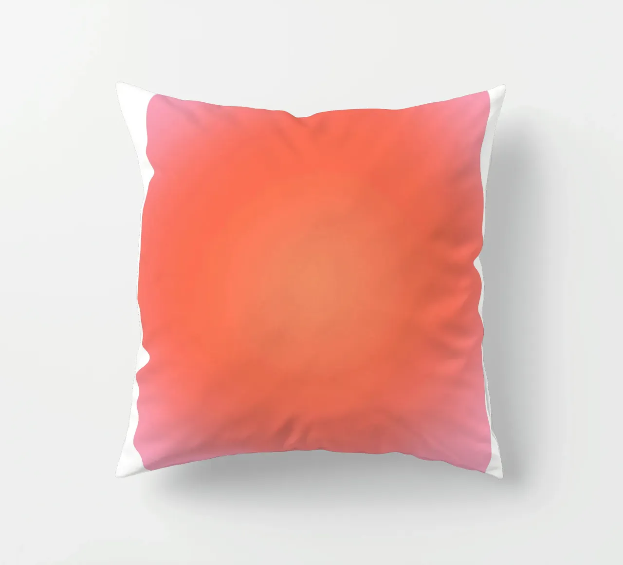 Angelo Numero 444 Protezione Aura Rosso Arancione Gradiente Arte cuscino da homdeco