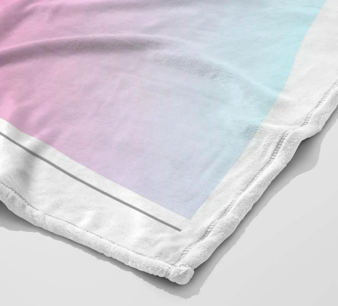 "Intuition" Angelo n. 111 Aura Rosa Blu Gradiente 2023 coperta in pile da homdeco