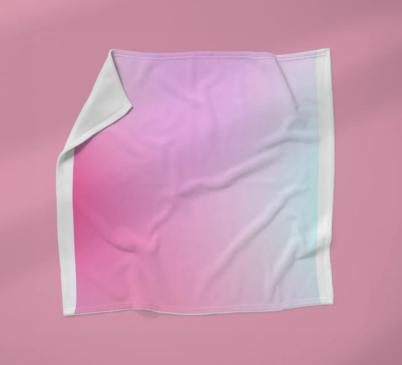 "Intuition" Angelo n. 111 Aura Rosa Blu Gradiente 2023 coperta in pile da homdeco