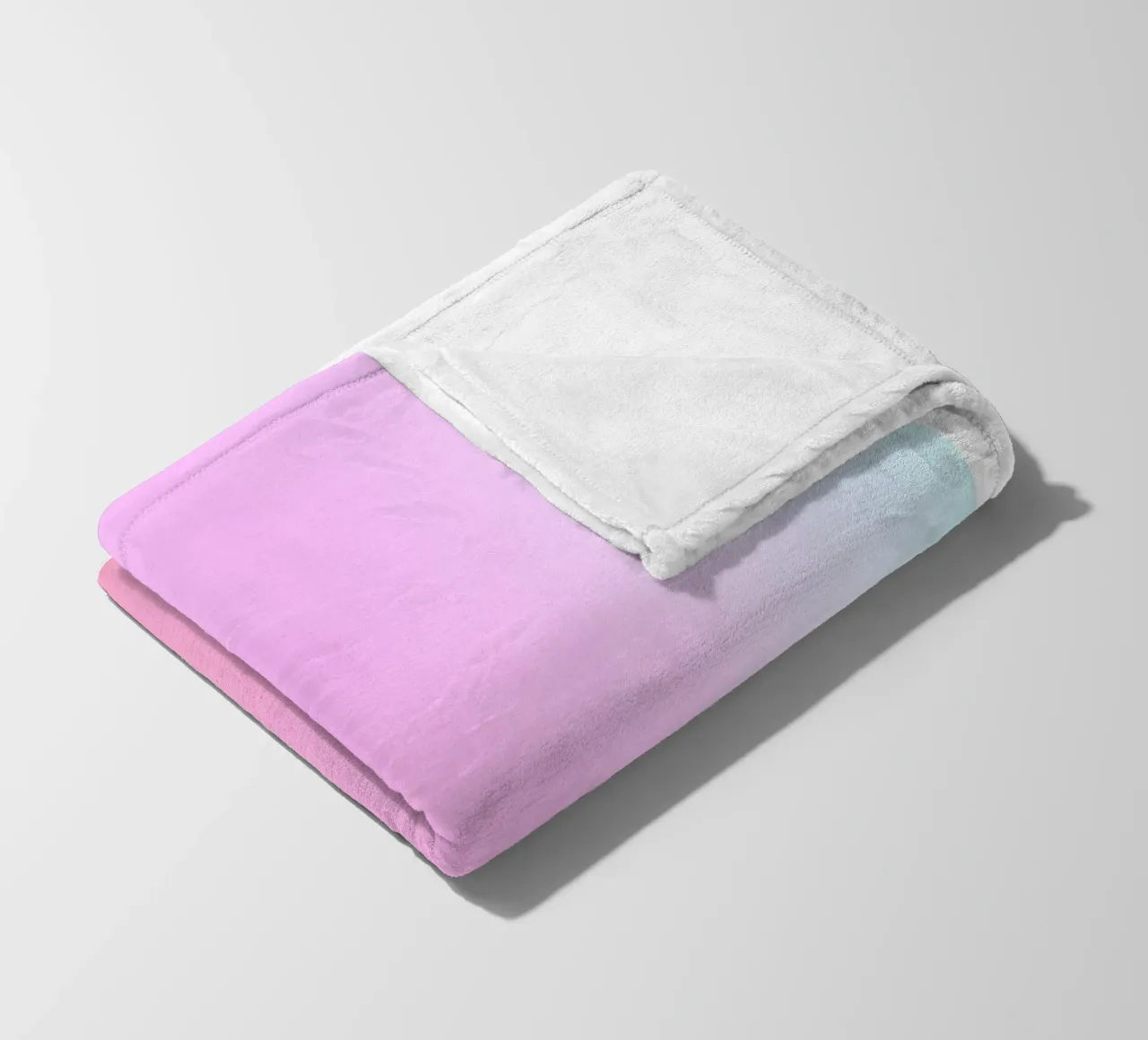 "Intuition" Angelo n. 111 Aura Rosa Blu Gradiente 2023 coperta in pile da homdeco