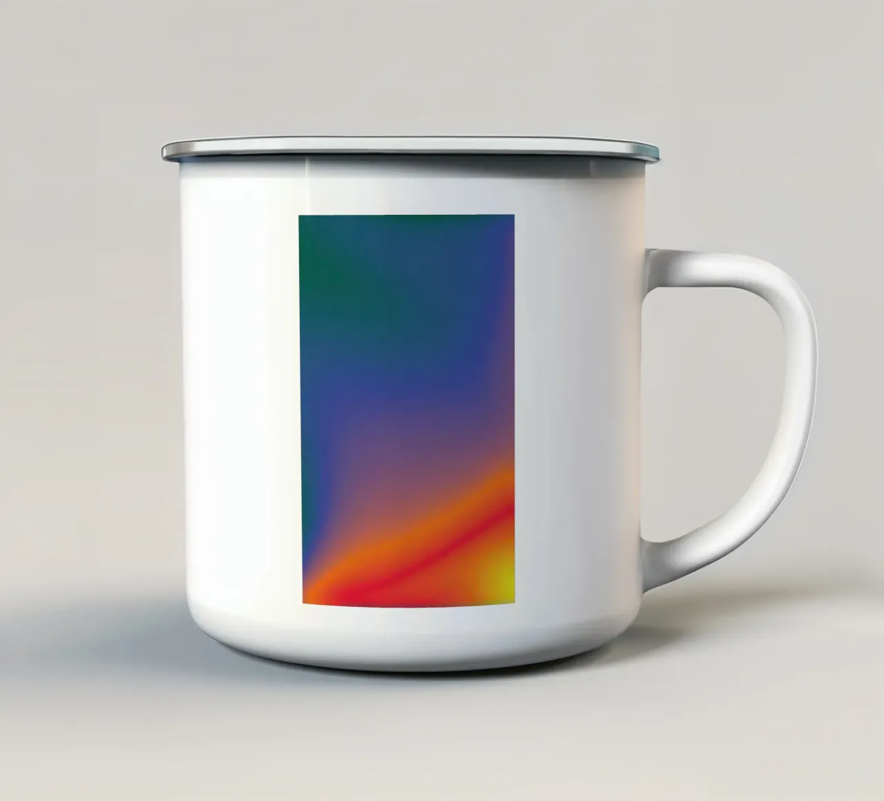 YOU ROCK MY WORLD tazza in smalto da ÂME LIBRE STUDIO