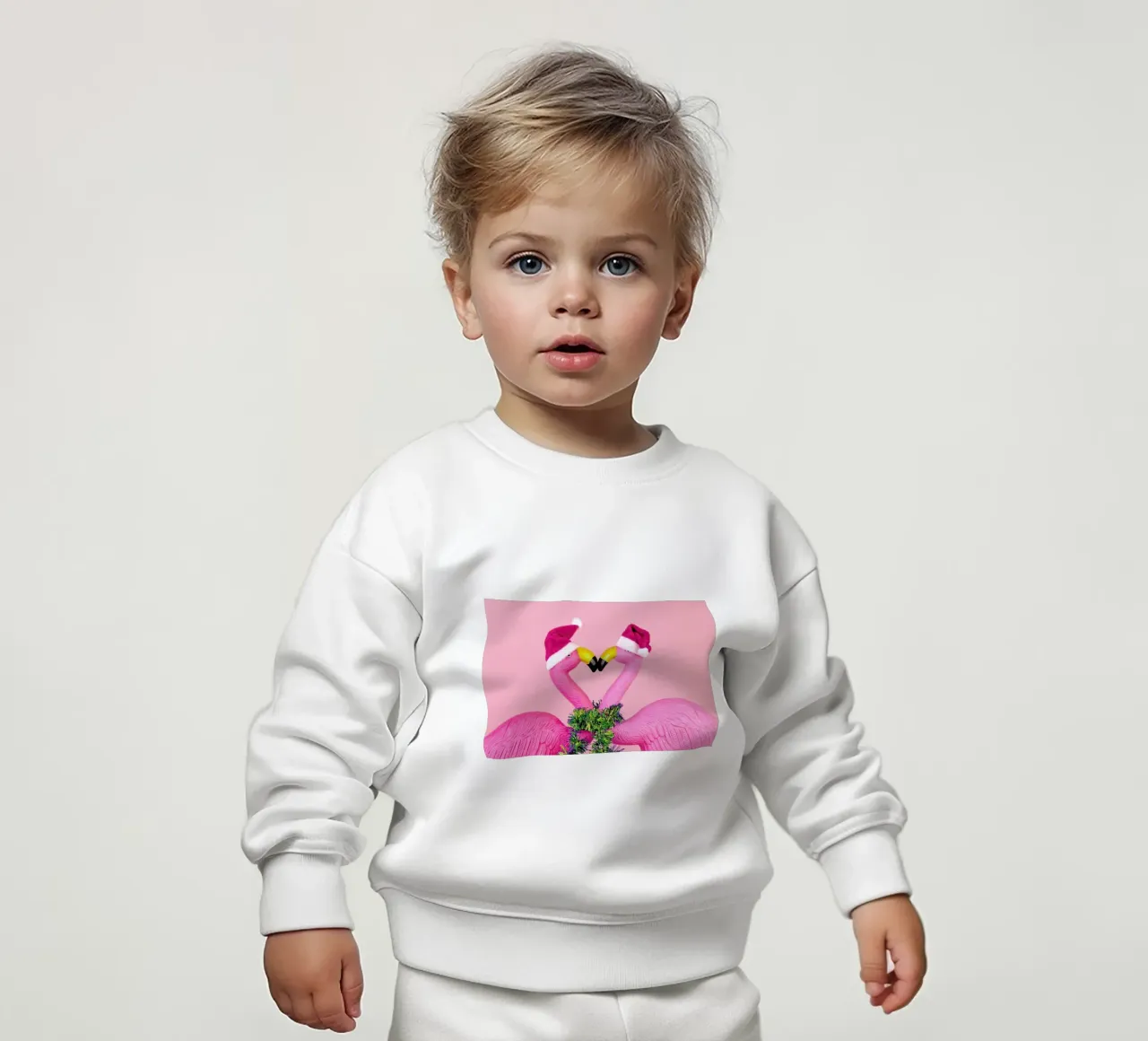 Santa Flamingo felpa neonato da Juj Winn