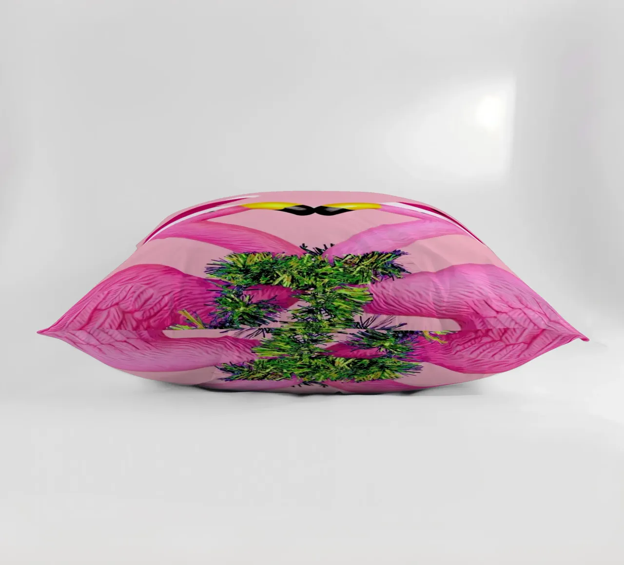 Santa Flamingo cuscino da Juj Winn