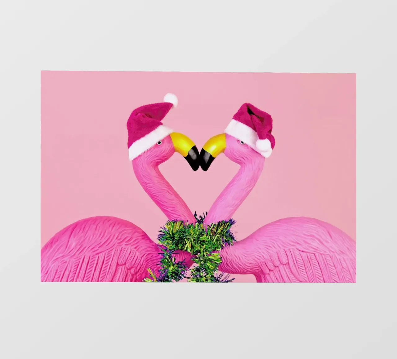 Santa Flamingo telo in pvc da Juj Winn