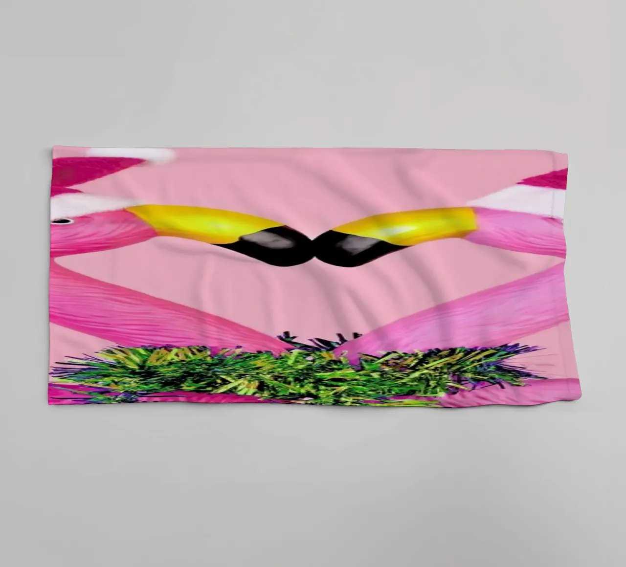 Santa Flamingo asciugamano da bagno da Juj Winn