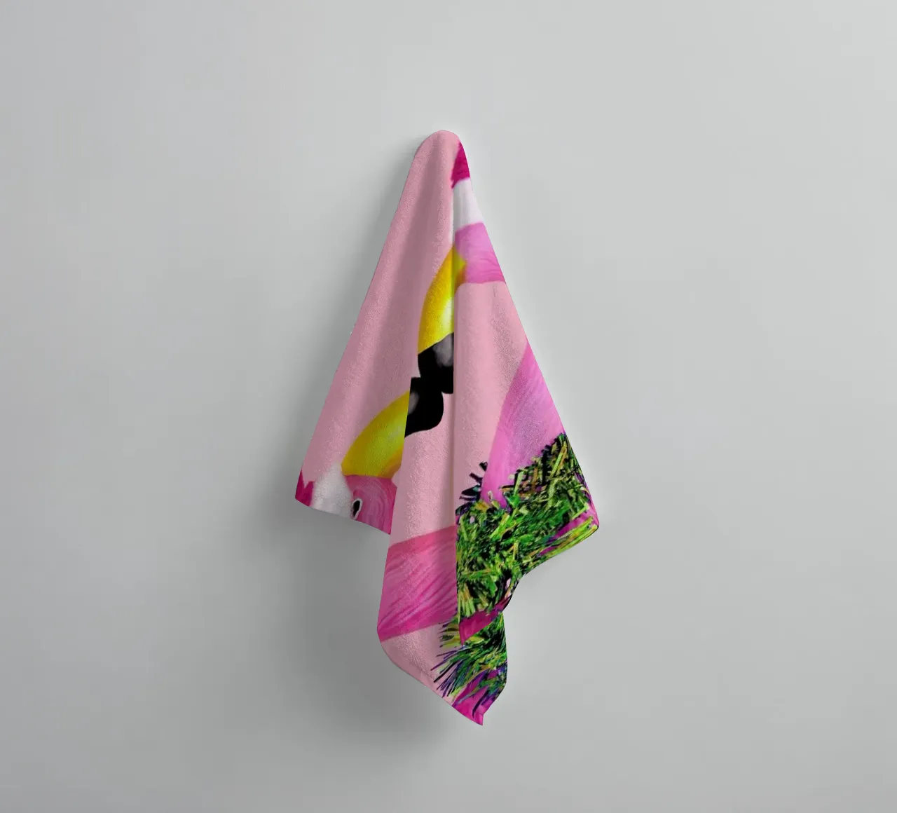 Santa Flamingo asciugamano da bagno da Juj Winn