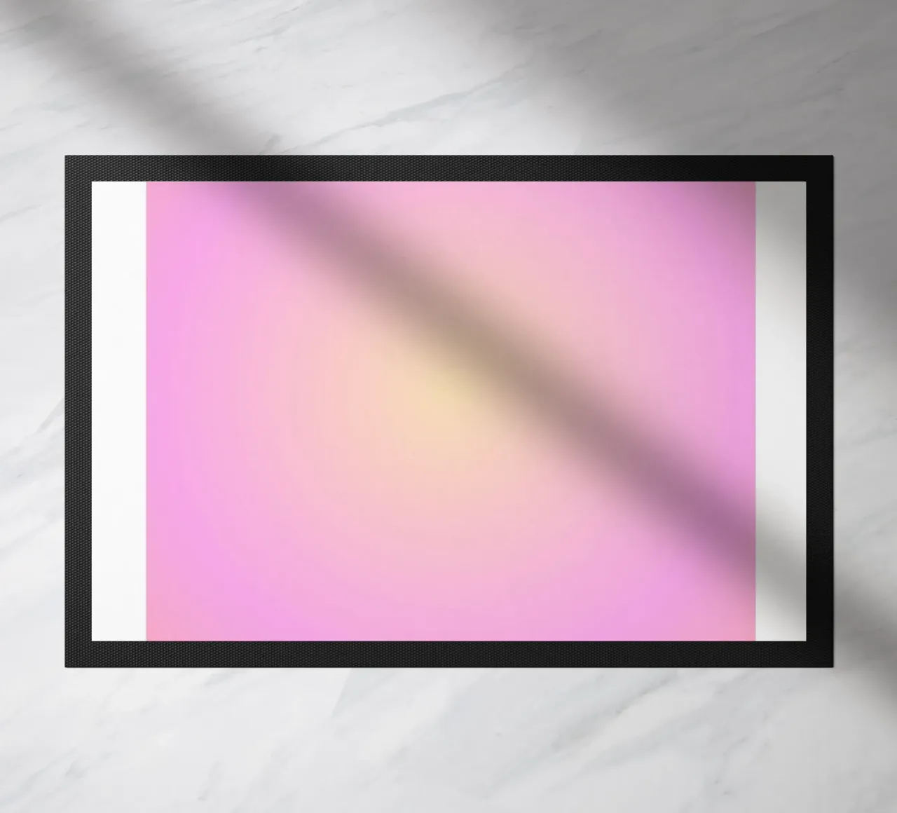 Collezione Aura "Intuition" Rosa Giallo Gradiente 2023 zerbino da homdeco