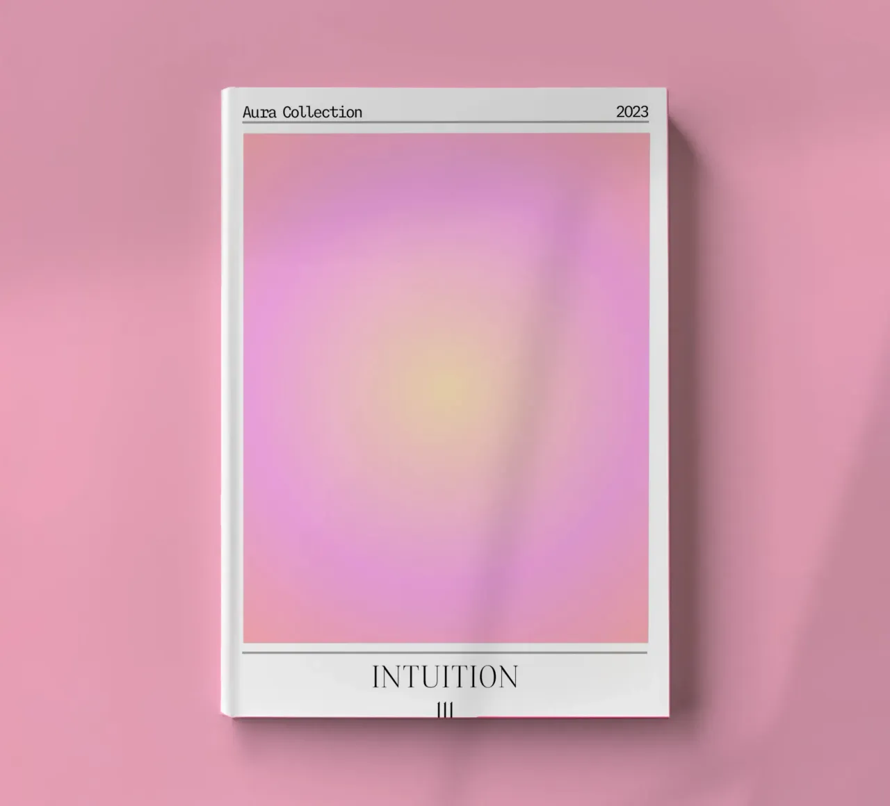 Collezione Aura "Intuition" Rosa Giallo Gradiente 2023 diario da homdeco
