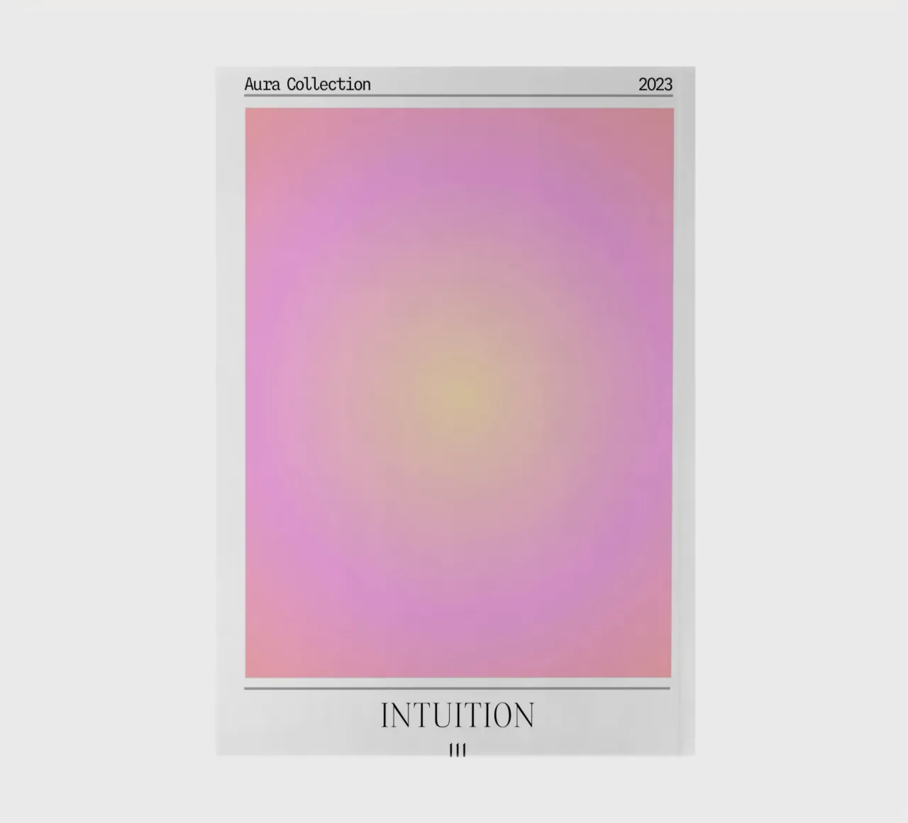 Collezione Aura "Intuition" Rosa Giallo Gradiente 2023 diario da homdeco