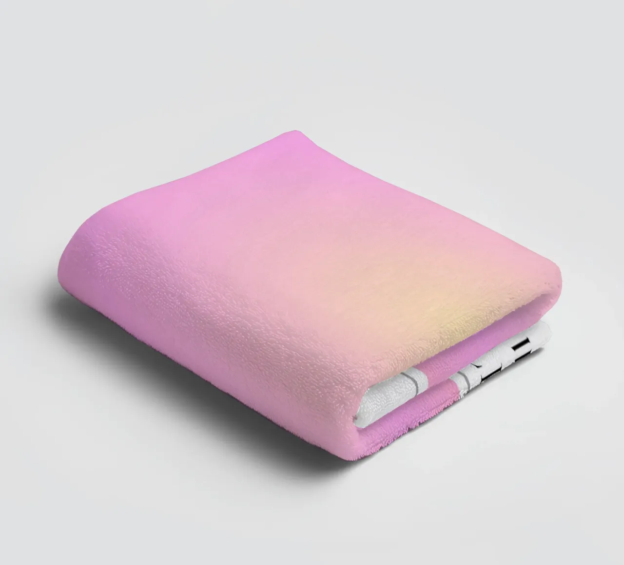 Collezione Aura "Intuition" Rosa Giallo Gradiente 2023 asciugamano da bagno da homdeco