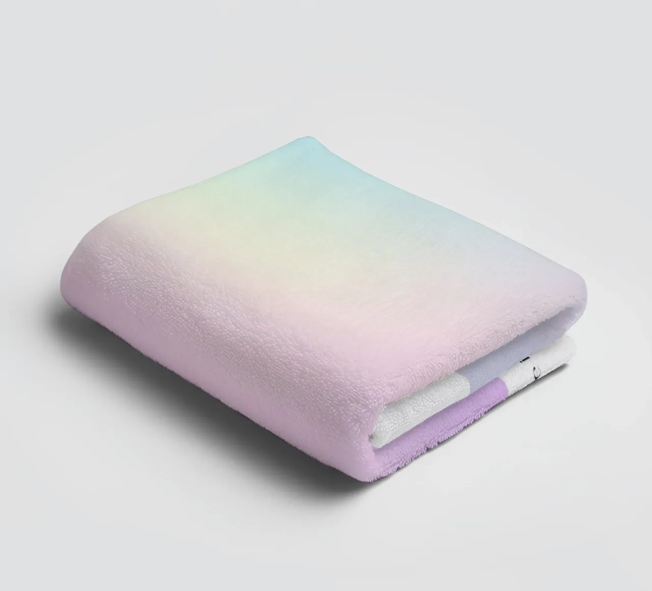 Angel Number 444 Divine Message Aura Gradient Art towel by homdeco