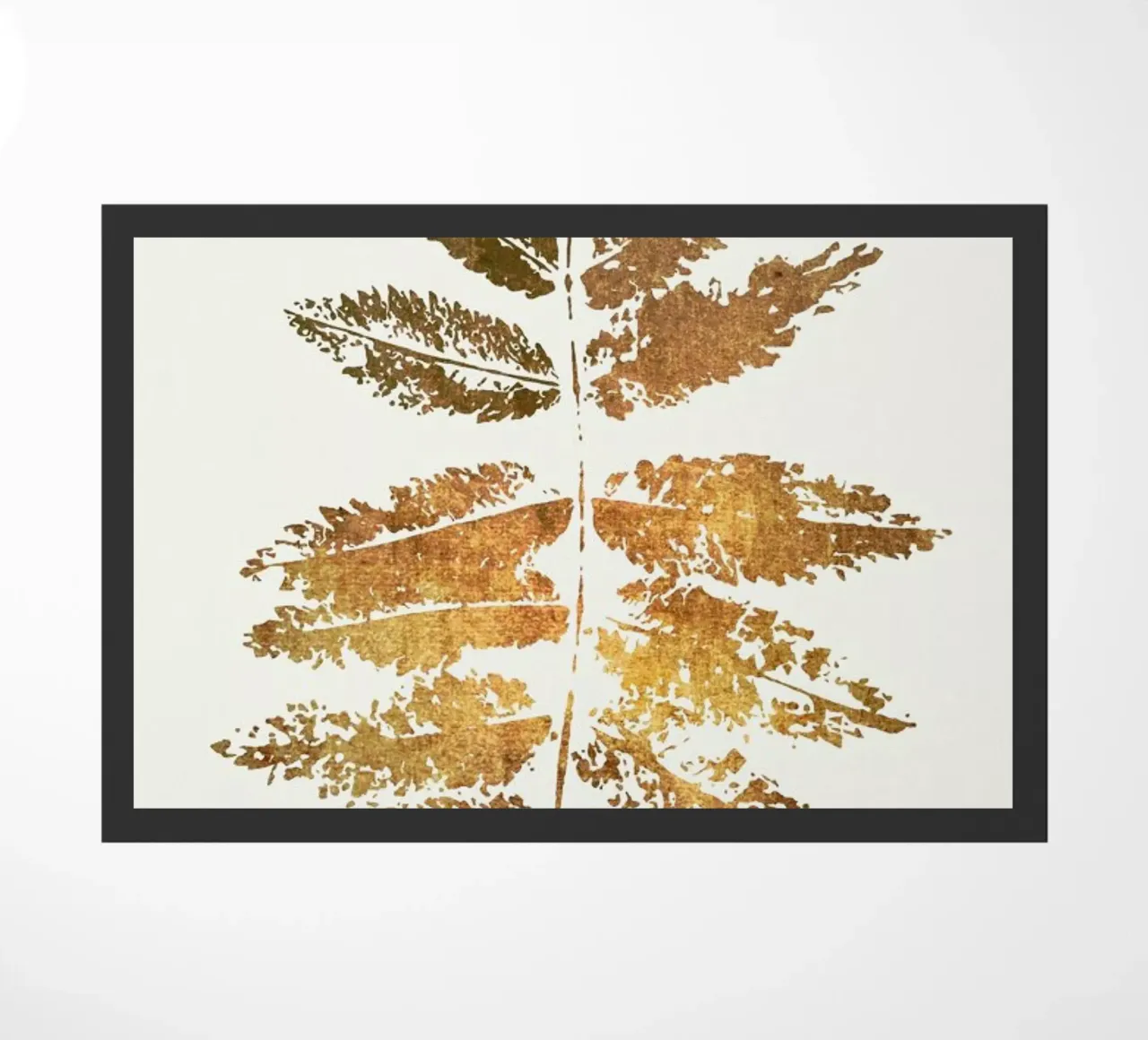 Oak Leaf Print (gold) zerbino da Kubistika
