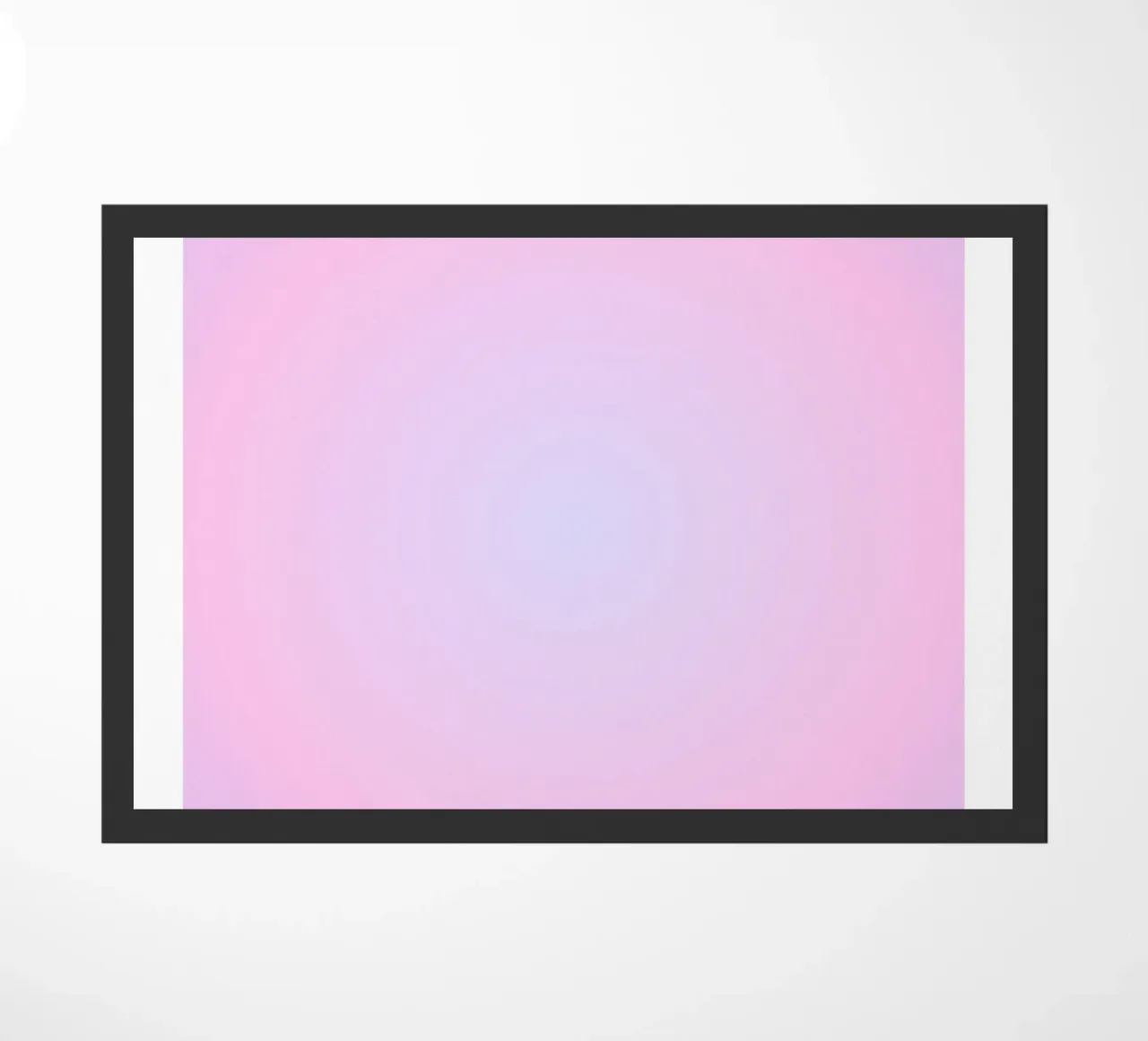 "What You Feel" Law of Attraction Aura Gradient Poster doormat by homdeco