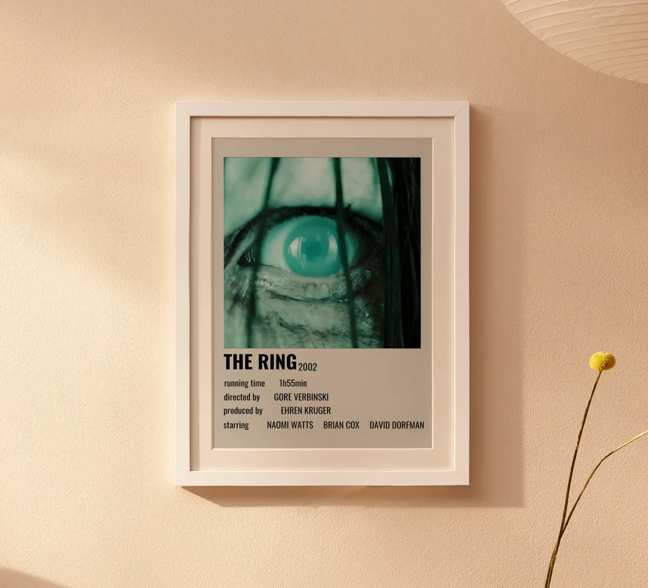 THE RING 2002 poster da MVFminimalist