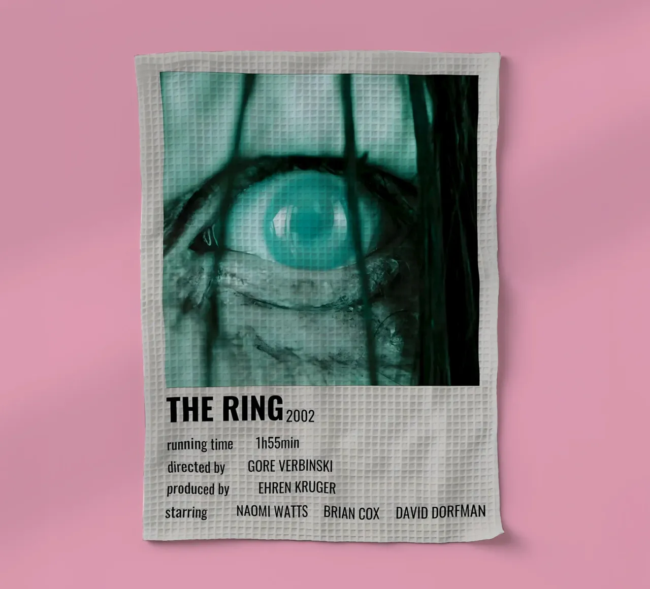 THE RING 2002 canovaccio da cucina da MVFminimalist