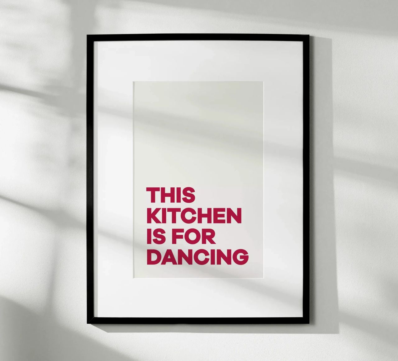 This Kitchen Viva Magenta Poster von Studio One
