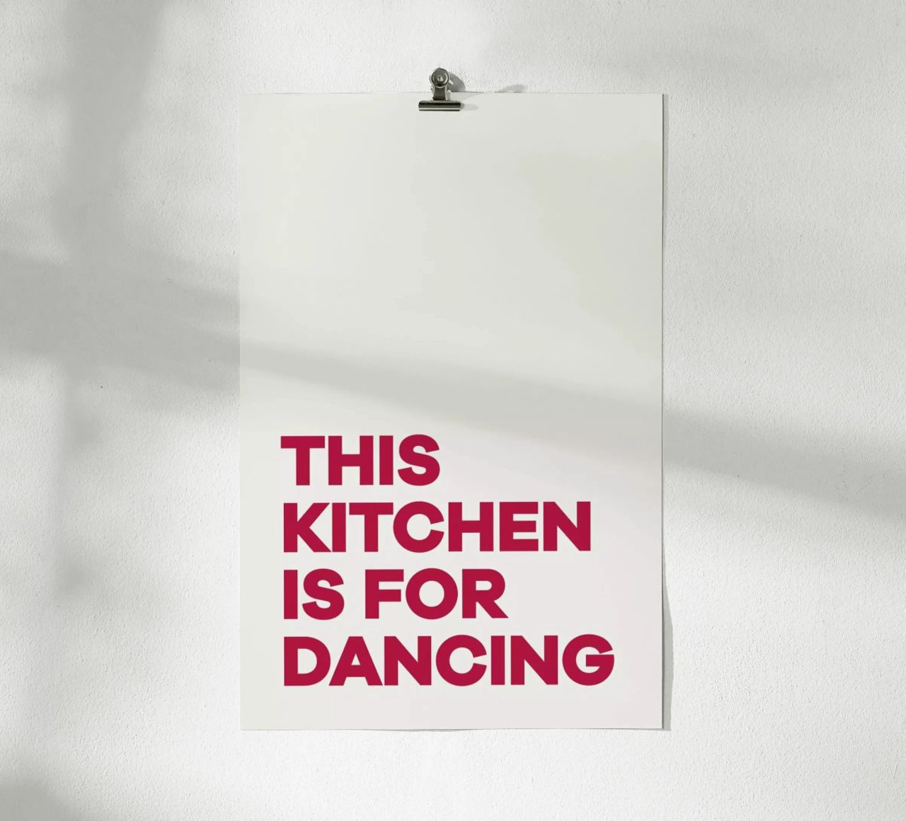 This Kitchen Viva Magenta Poster von Studio One