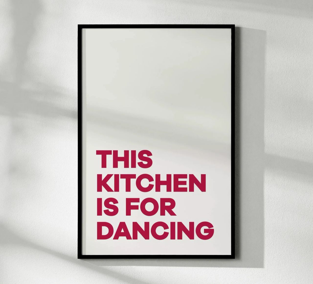 This Kitchen Viva Magenta Poster von Studio One