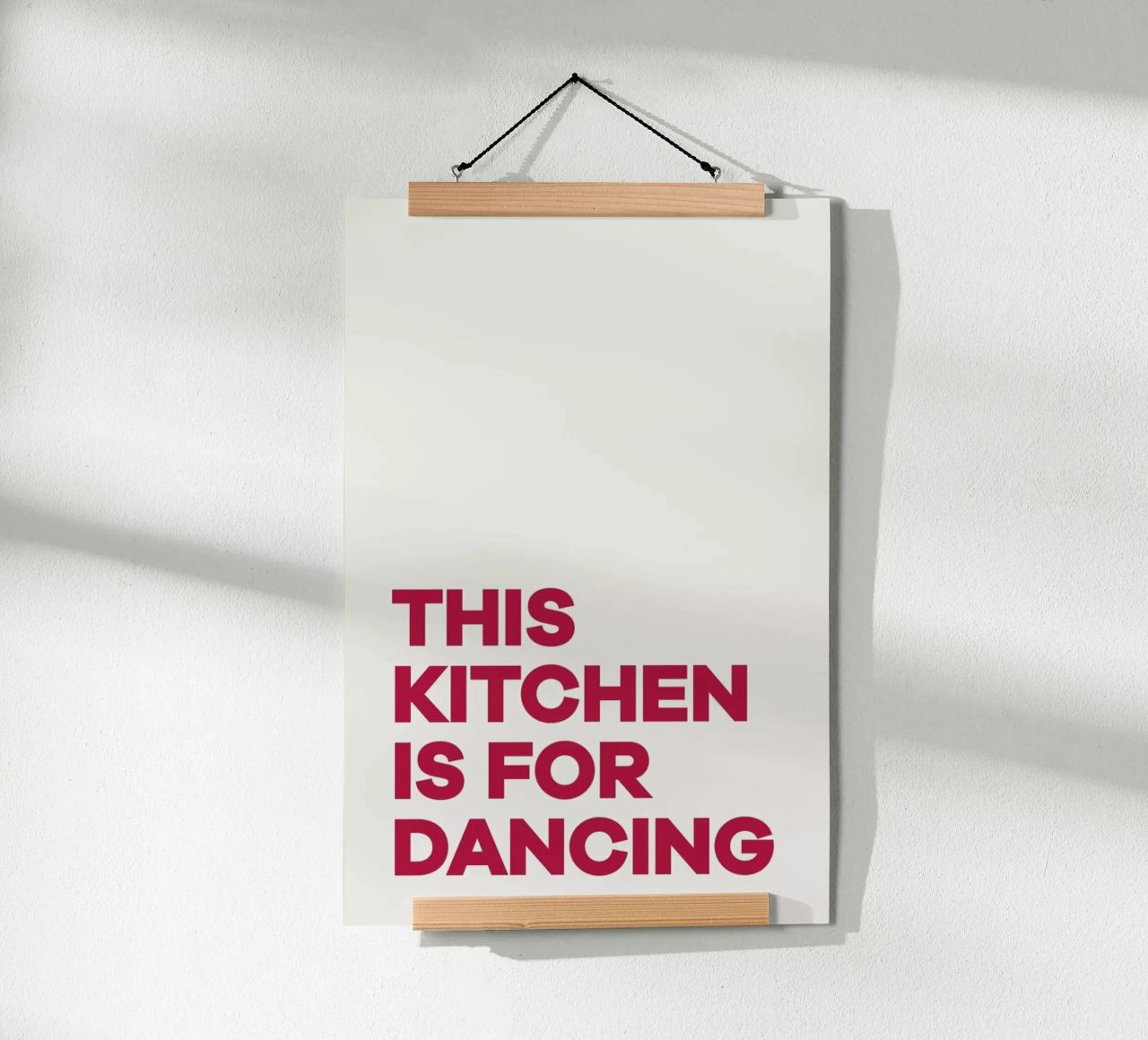 This Kitchen Viva Magenta Poster von Studio One