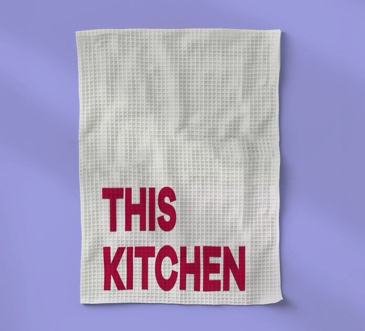 This Kitchen Viva Magenta torchon de Studio One