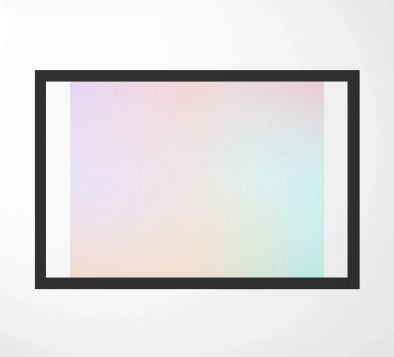 "Rust" Pastel Aura Kleurverloop Gallery Poster Art deurmat van homdeco