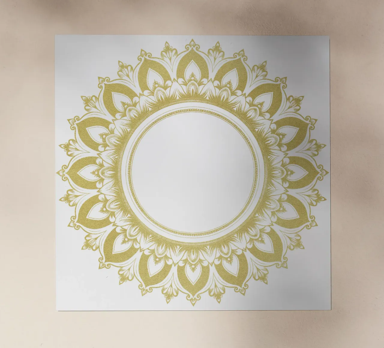 Mandala d'oro pellicola backlit da Spiritual Touch