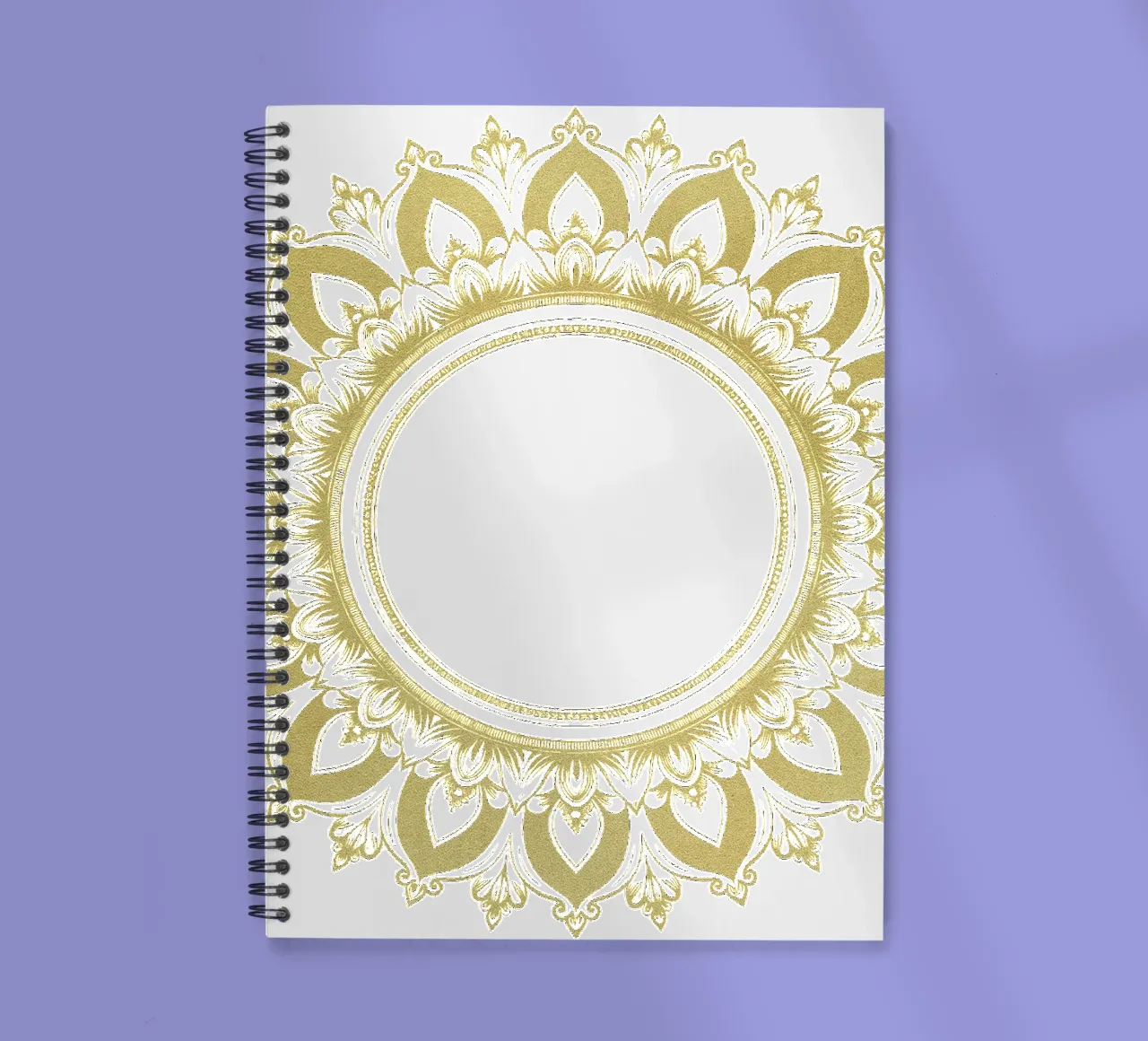Goldenes Mandala Ringbuch von Spiritual Touch