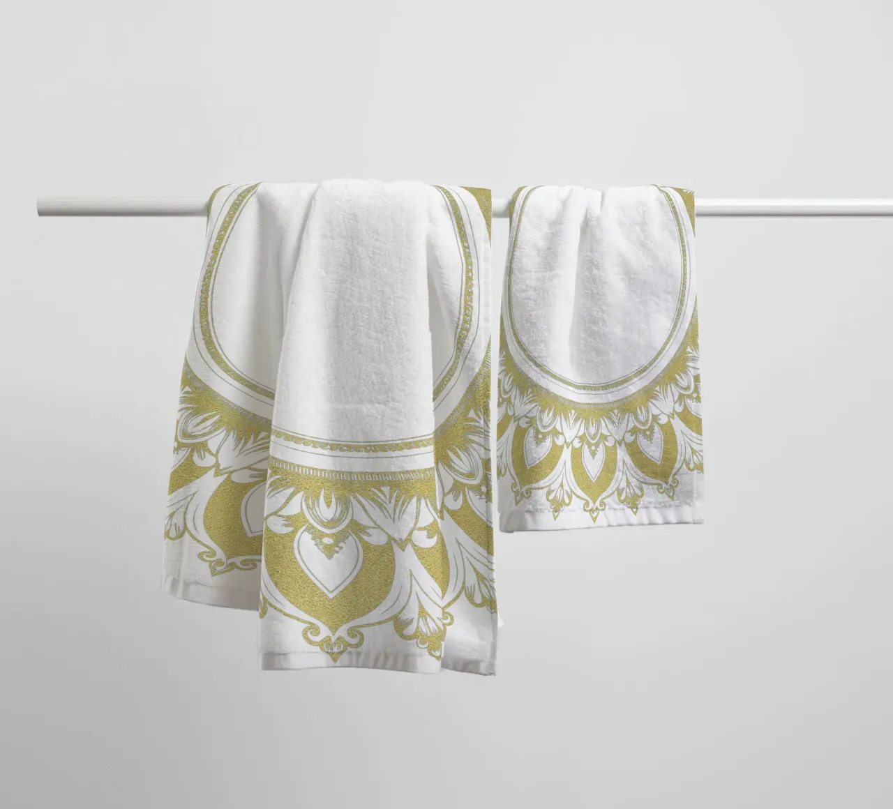 Mandala d'oro asciugamano da bagno da Spiritual Touch