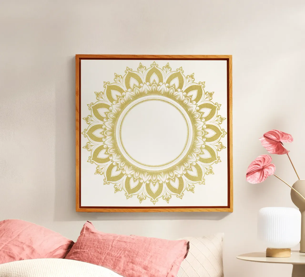 Mandala d'oro plexiglass da Spiritual Touch