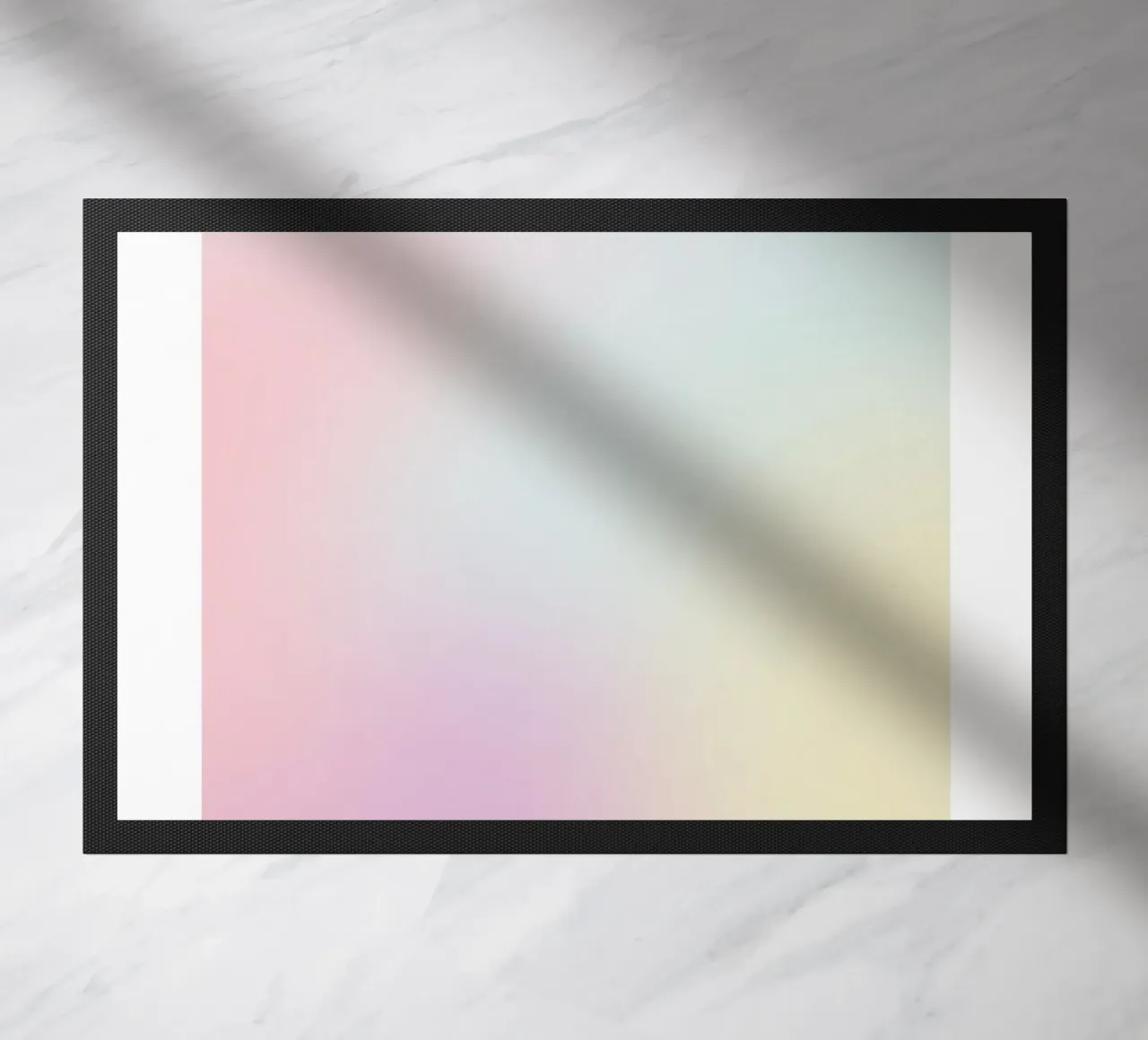 "Gratitude" Pastel Aura Gradient Collection Poster 2023 doormat by homdeco