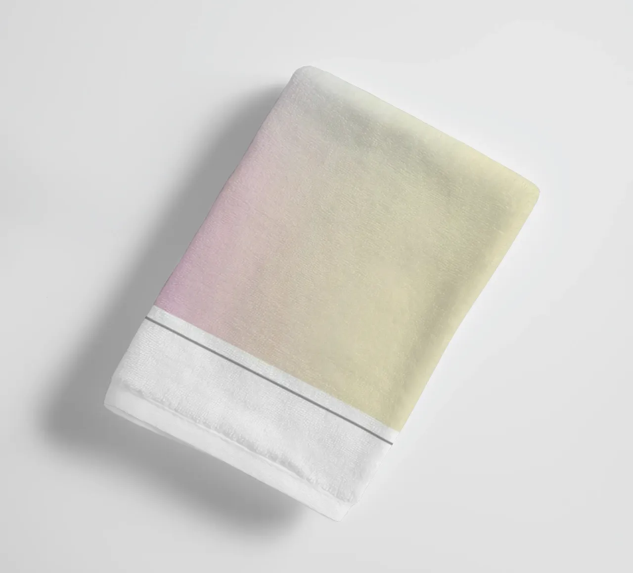 "Gratitude" Pastel Aura Gradient Collection Poster 2023 towel by homdeco