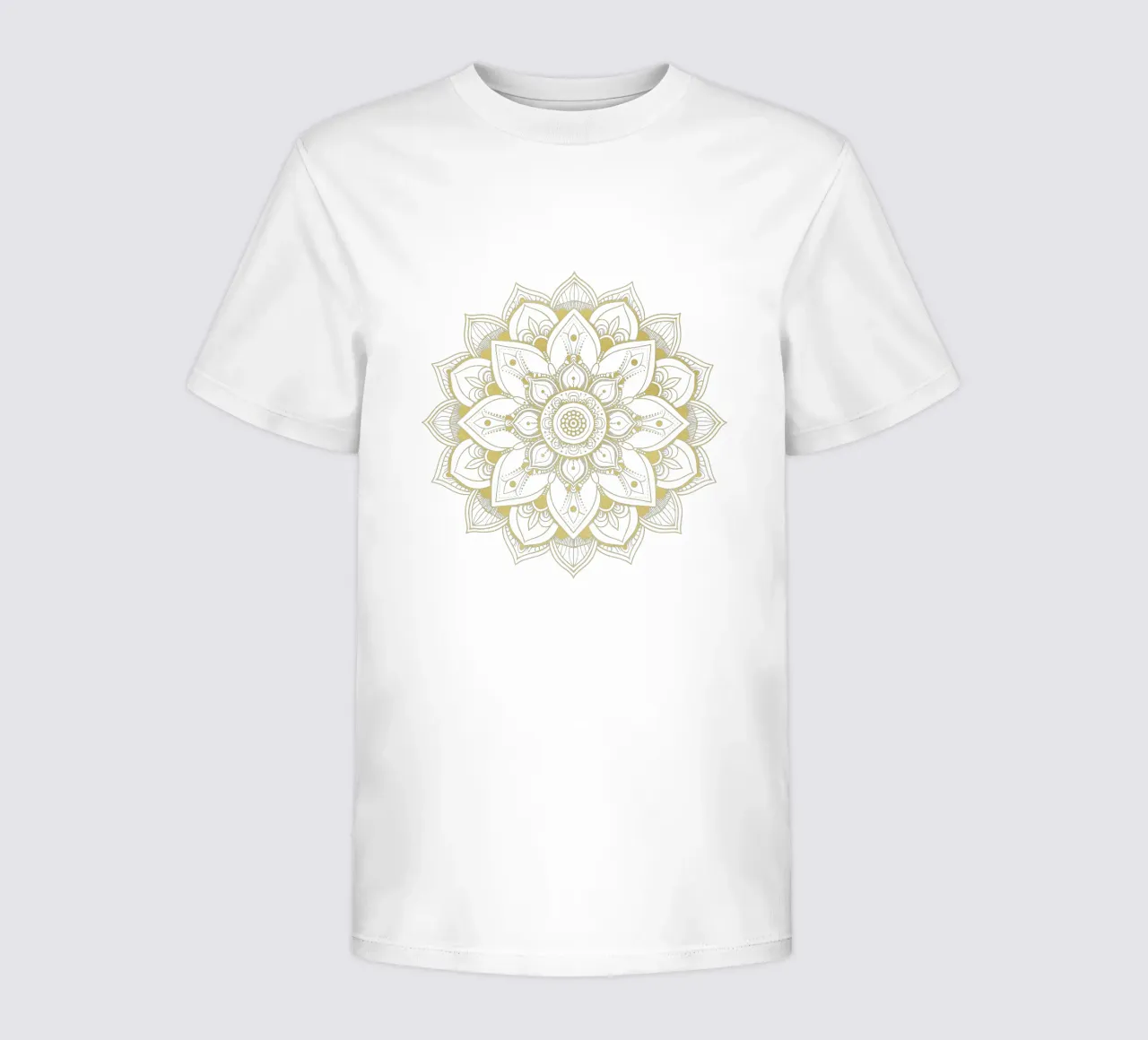 Goldenes Mandala Kinder T-Shirt von Spiritual Touch