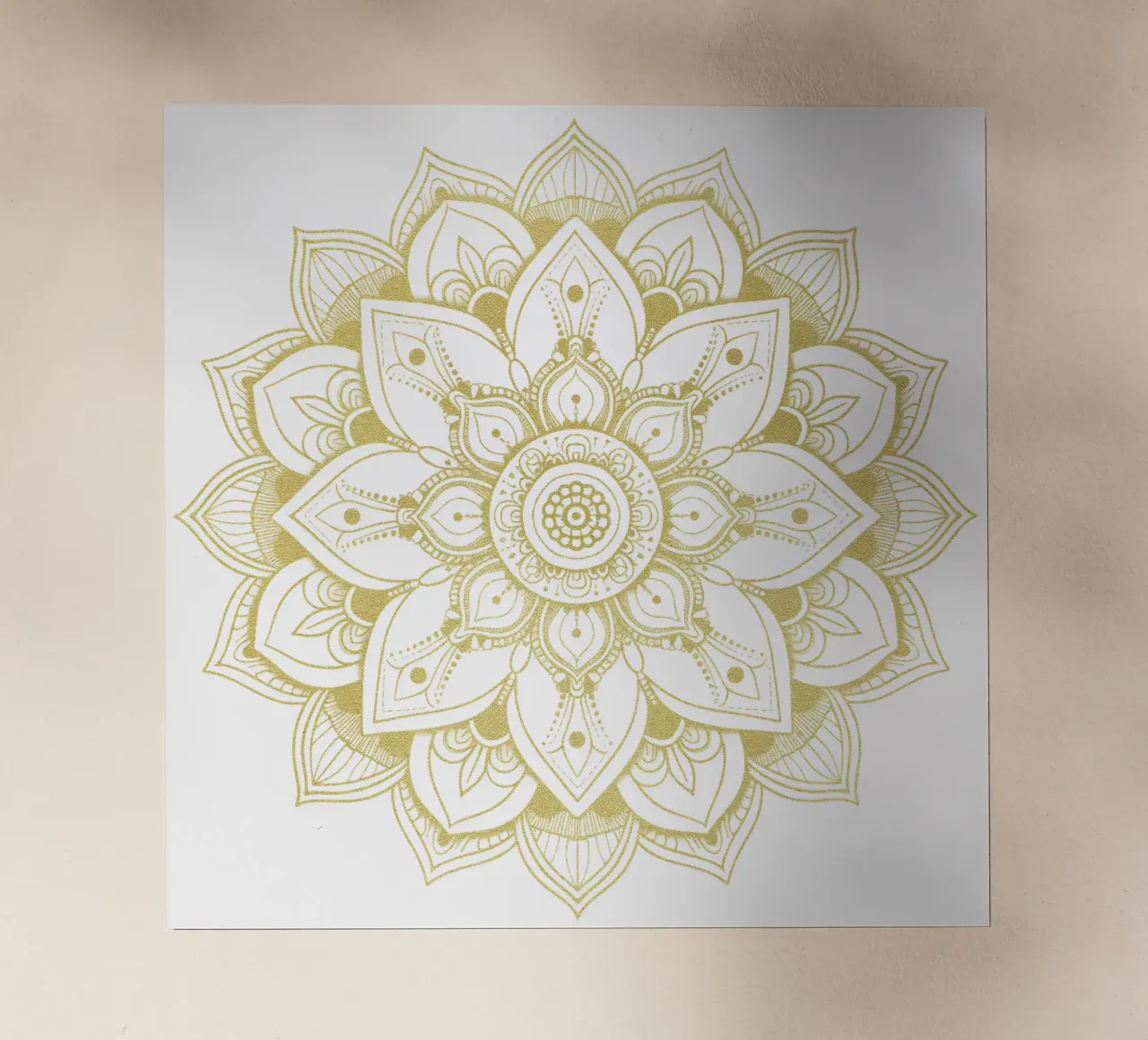 Mandala d'oro pellicola backlit da Spiritual Touch