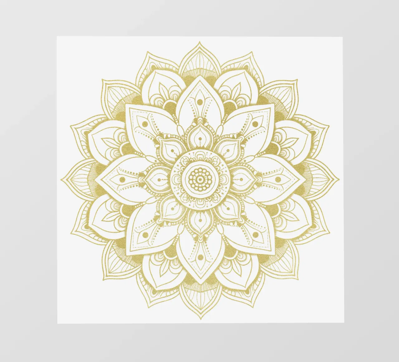 Mandala d'oro pellicola backlit da Spiritual Touch