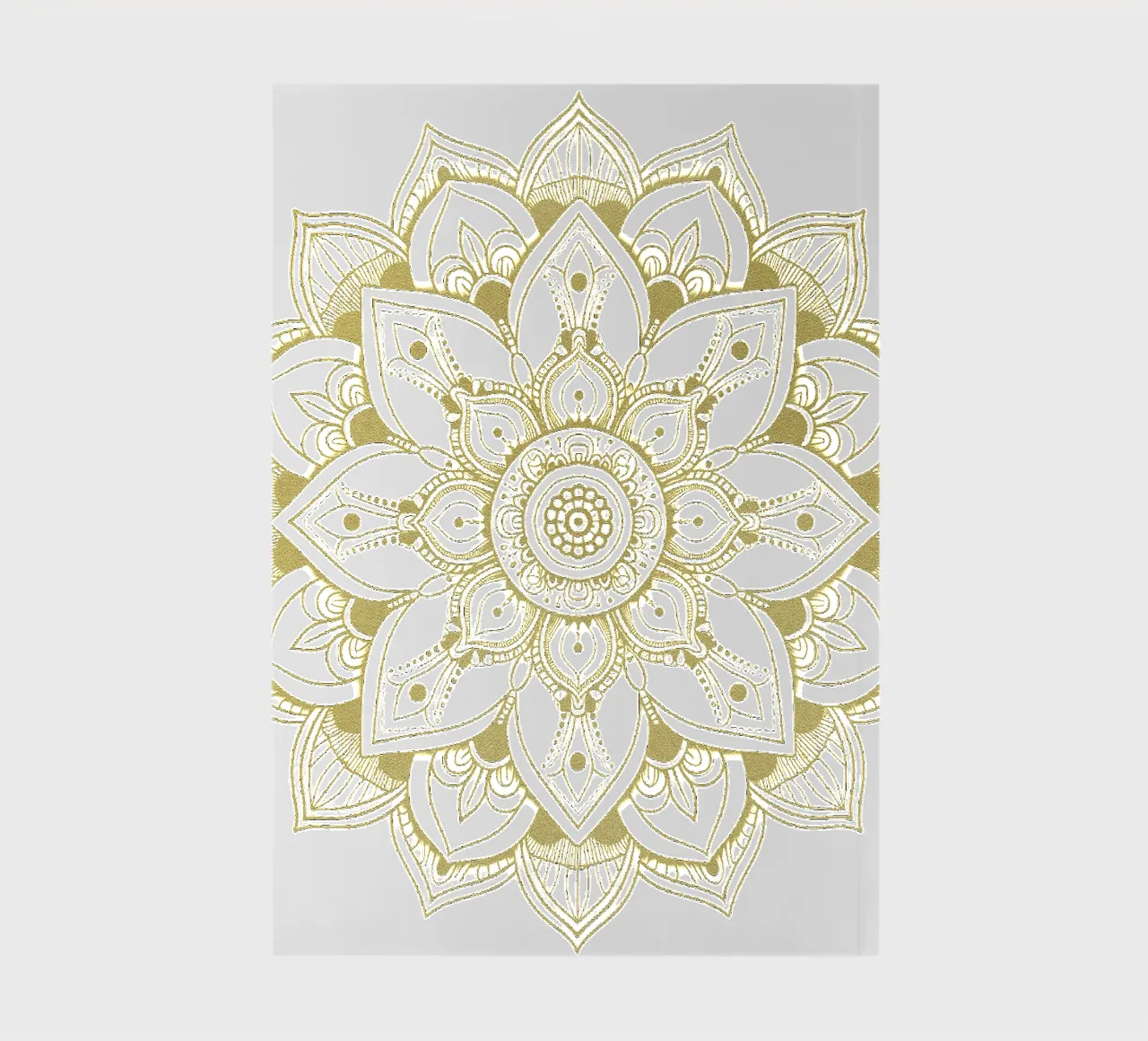 Golden Mandala notebook by Spiritual Touch