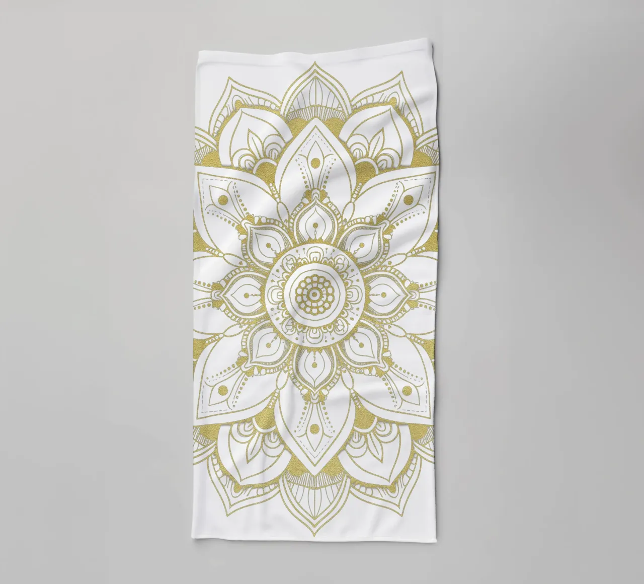 Mandala d'oro asciugamano da bagno da Spiritual Touch