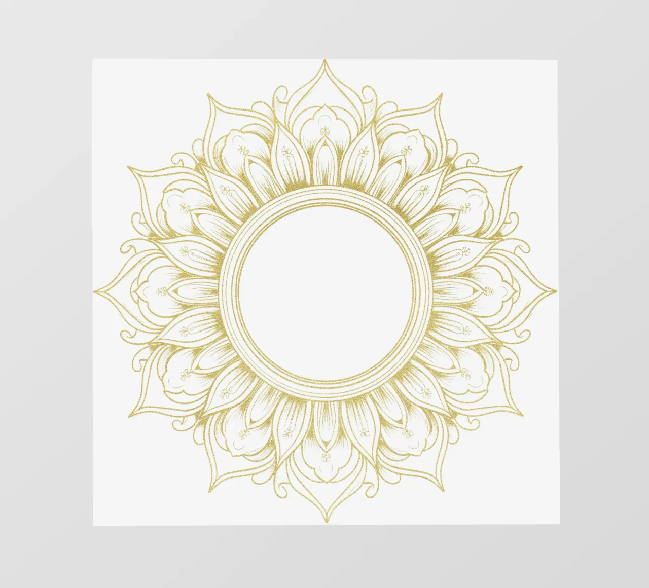 Mandala d'oro telo in pvc da Spiritual Touch