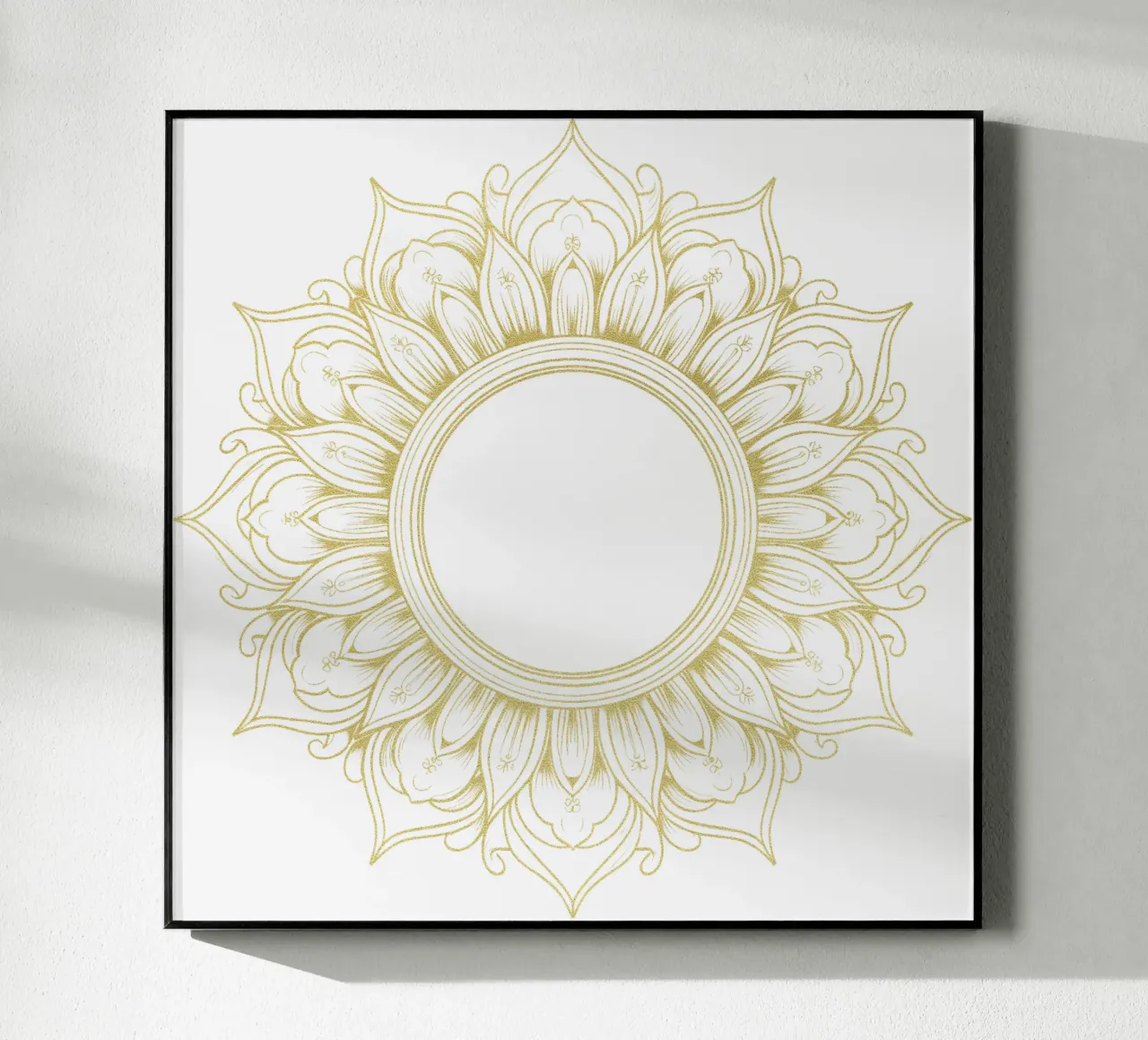 Mandala d'oro plexiglass da Spiritual Touch