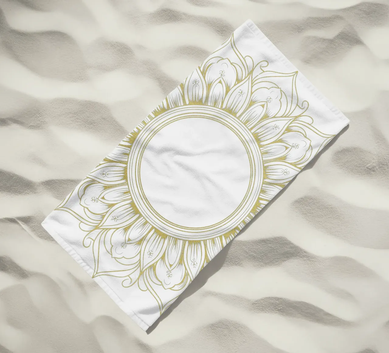 Mandala d'oro telo mare da Spiritual Touch