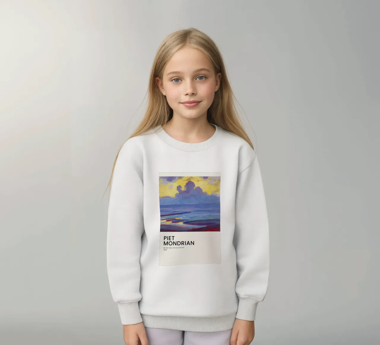 Mondrian - By the Sea kids sweatshirt by Vintage by JUNIQE