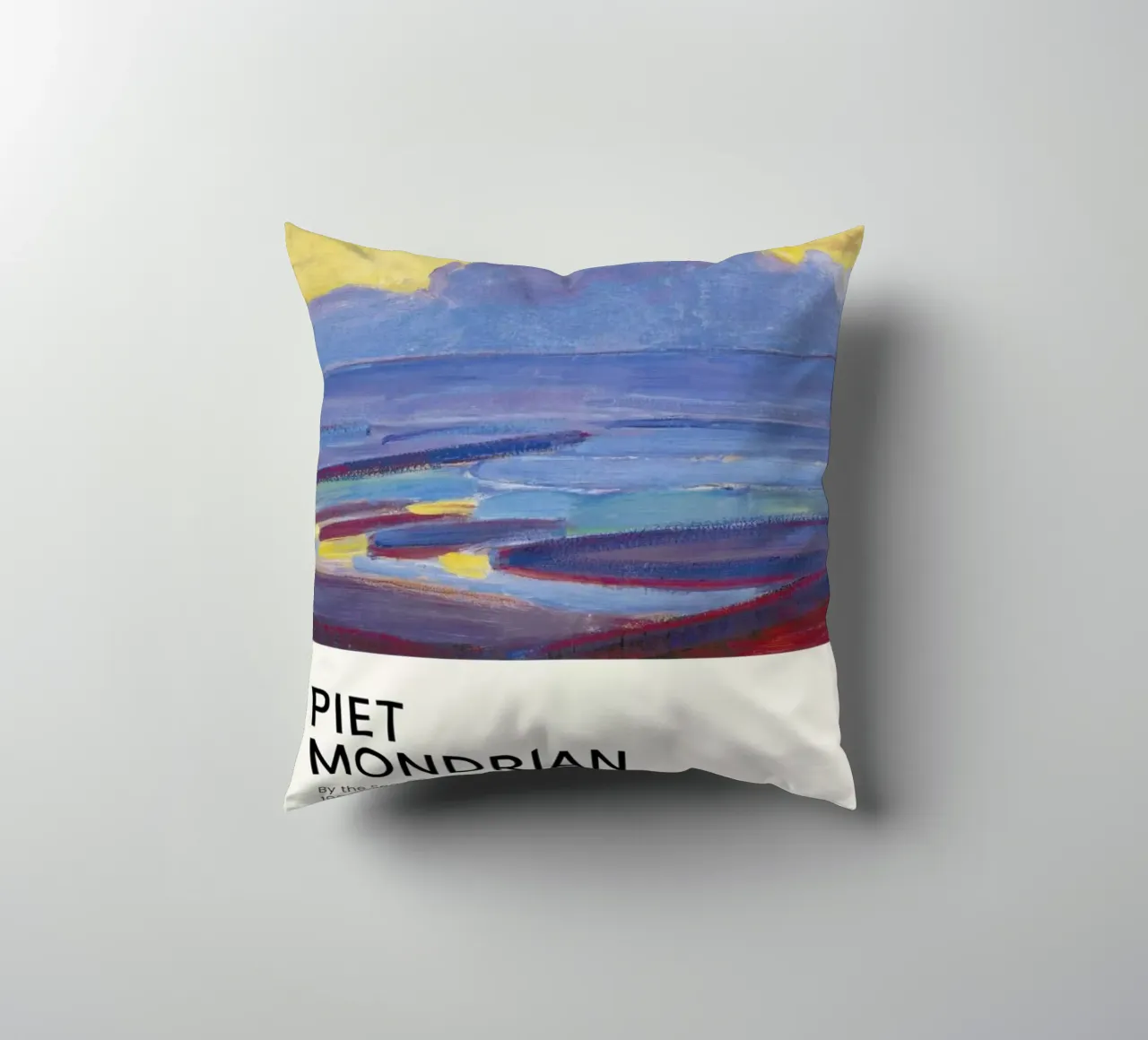 Mondrian - By the Sea decorative cushion by Vintage by JUNIQE